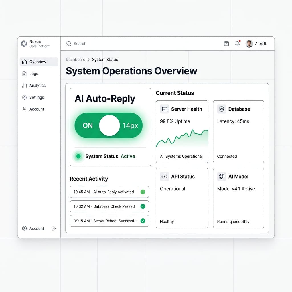 AI Status Toggle