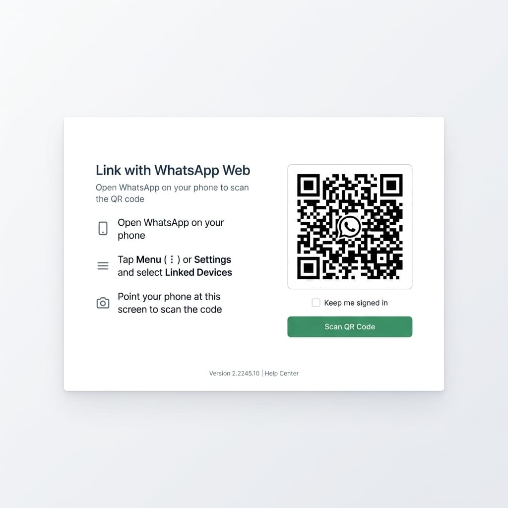 Connect WhatsApp QR
